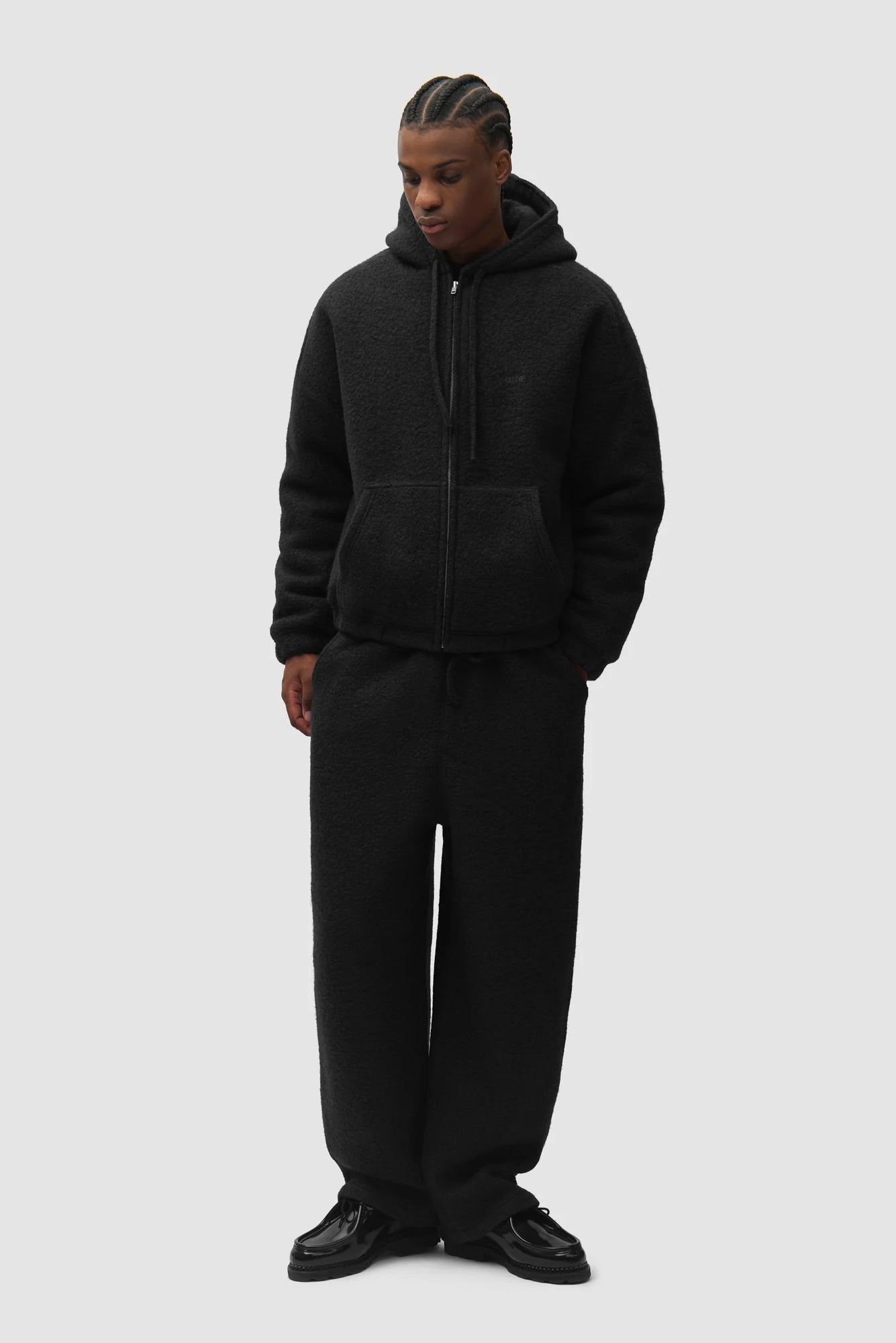 Arte Antwerp Boiled Wool Hooded Jacket