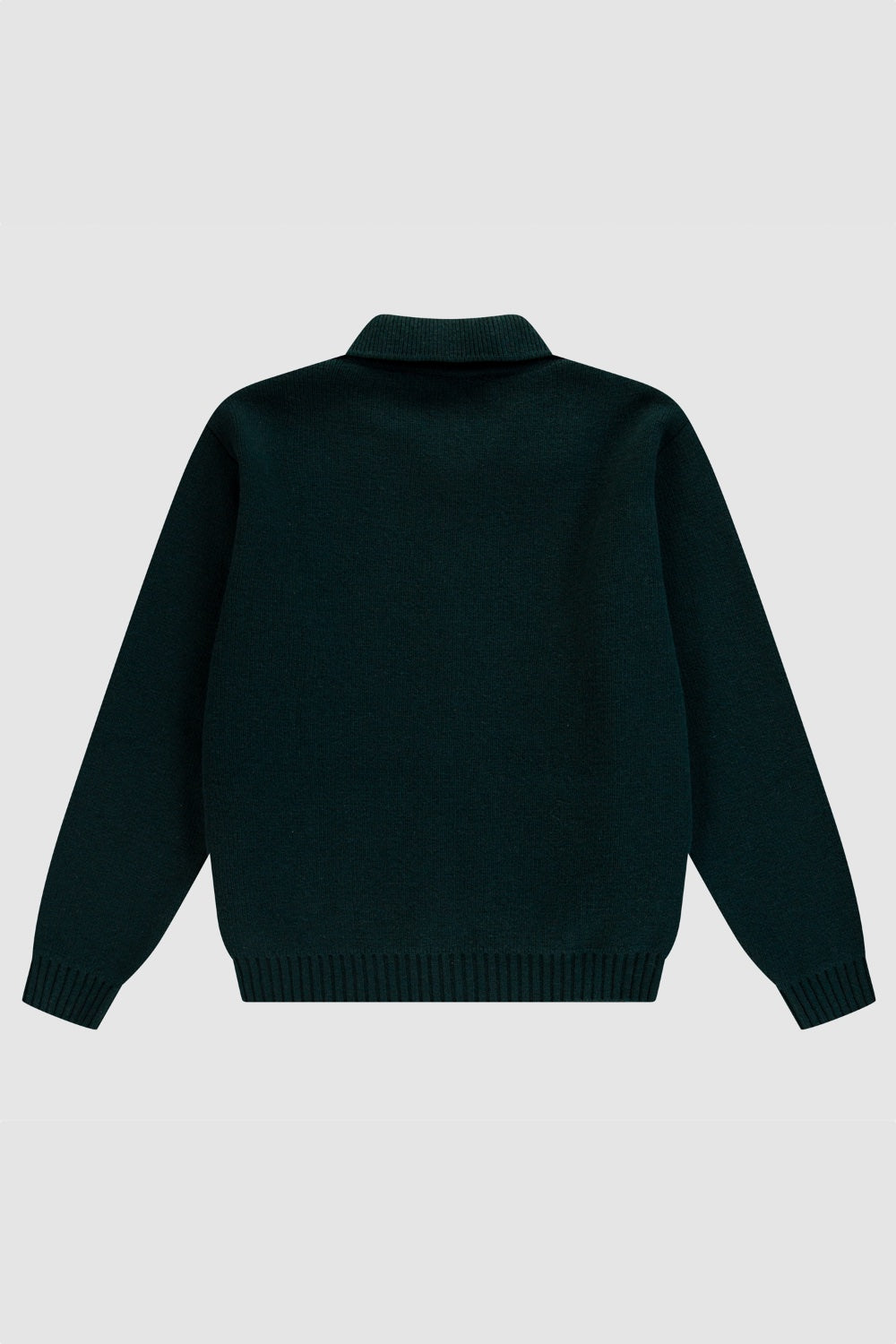 Arte Cable Knit Zip Cardigan Green