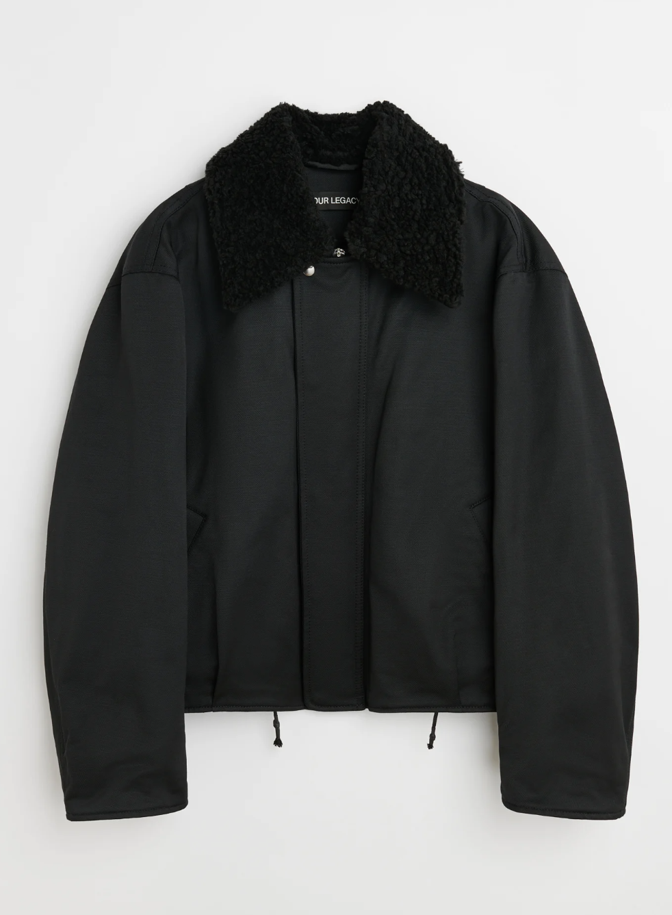 OUR LEGACY ACE JACKET BLACK AERO NYLON