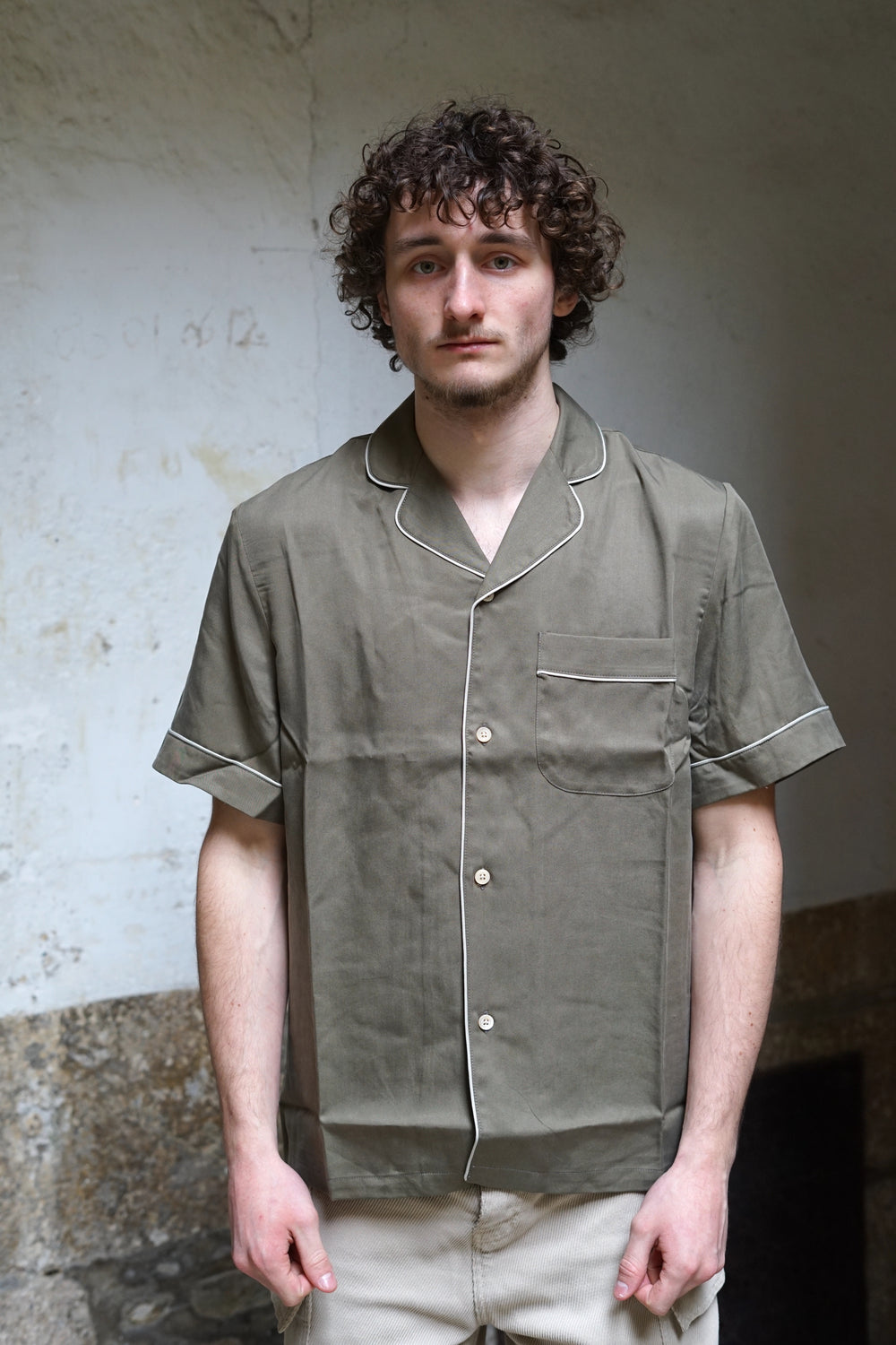 A KIND OF GUISE CESARE SHIRT MELTED SAGE