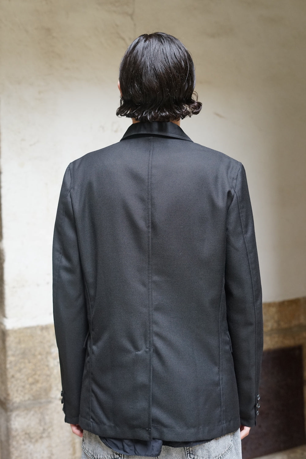 COMME DES GARÇONS SHIRT Wool Blazer Black