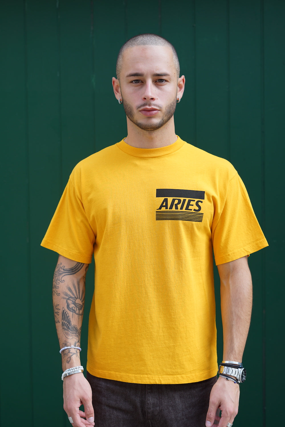 ARIES Credit Card T-shirt Yellow