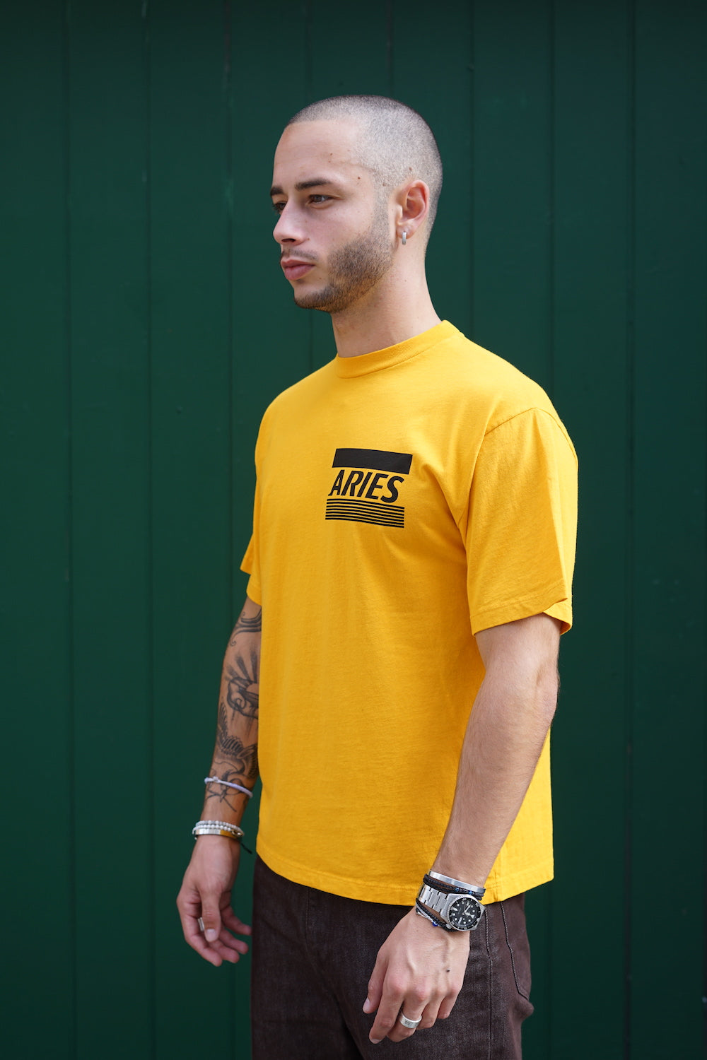 ARIES Credit Card T-shirt Yellow