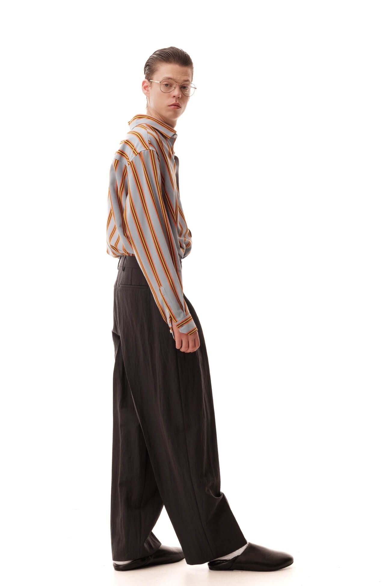 LC23 Dark Grey Pence Trousers
