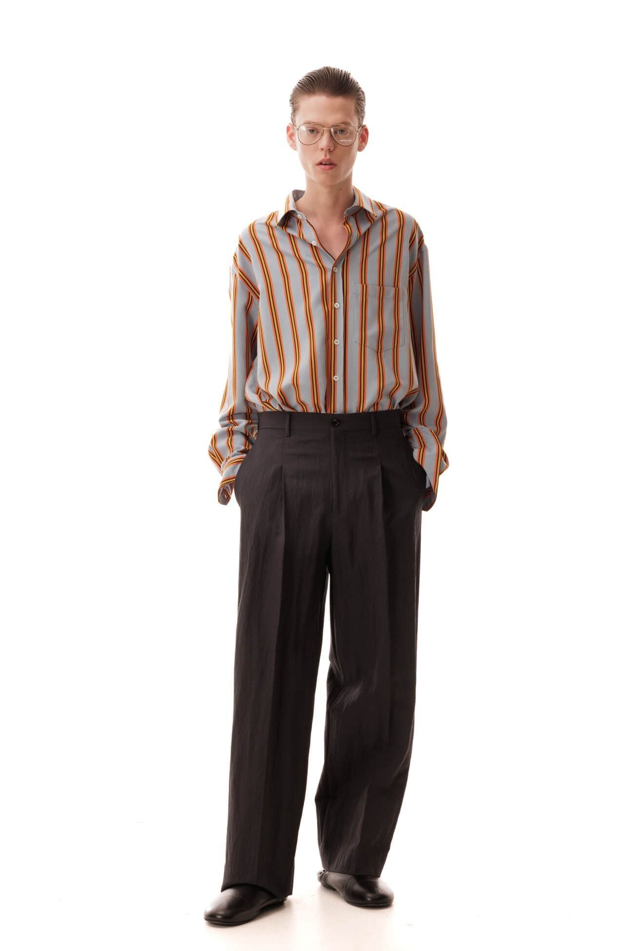LC23 Dark Grey Pence Trousers
