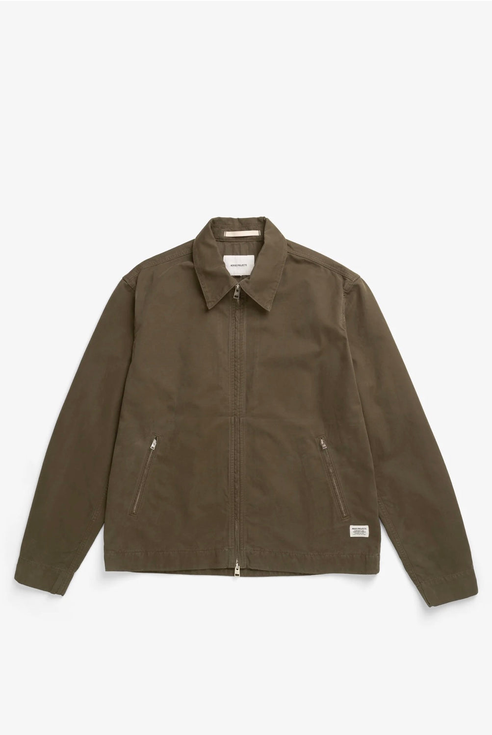 Norse Projects RAABJERG CANVAS JACKET Olive