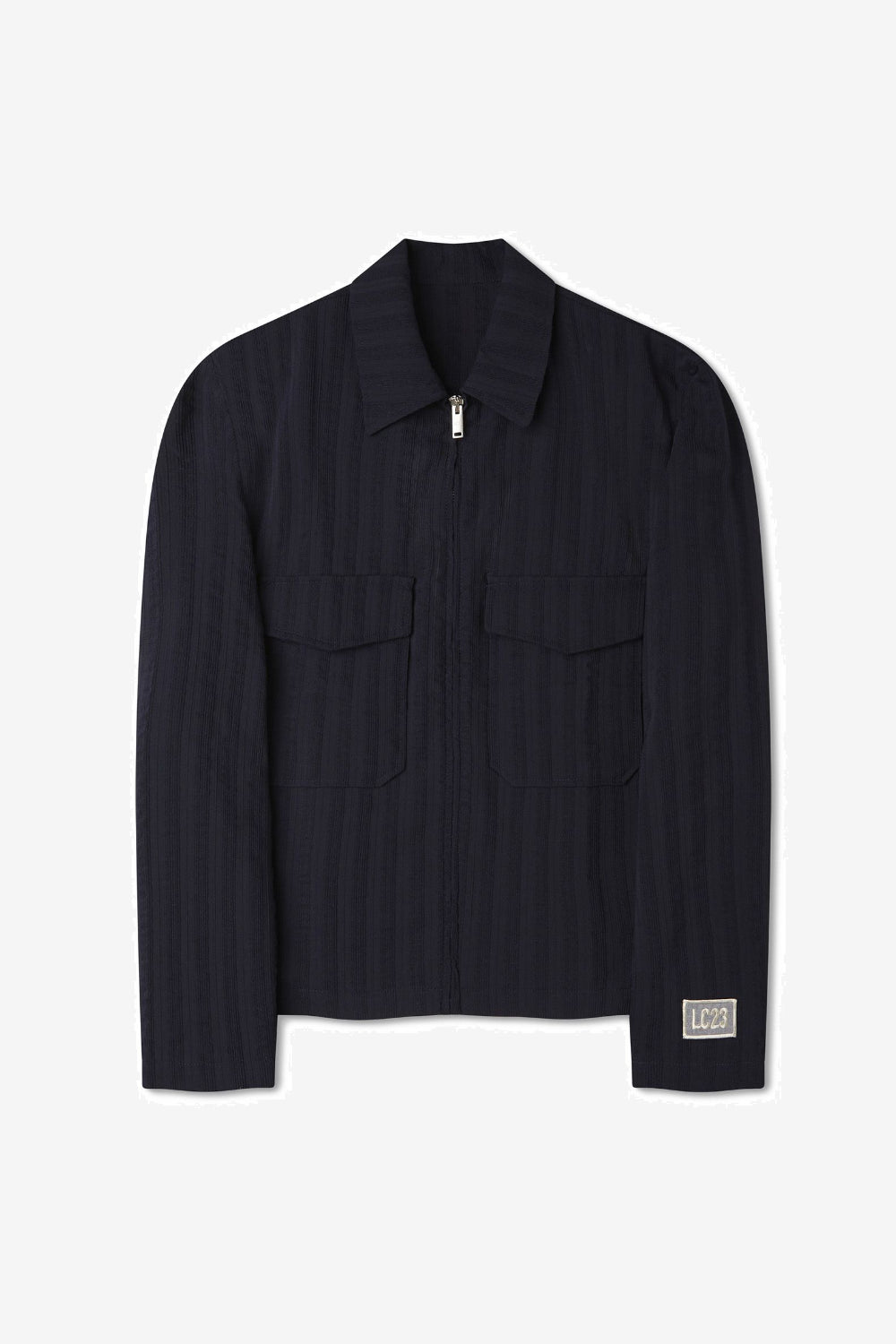 LC23 pocket overshirt navy