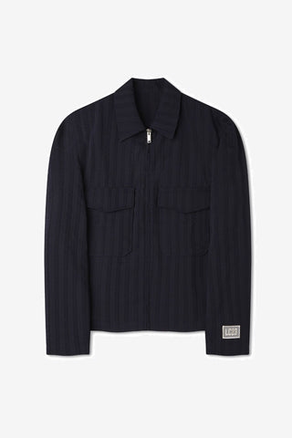 LC23 pocket overshirt navy
