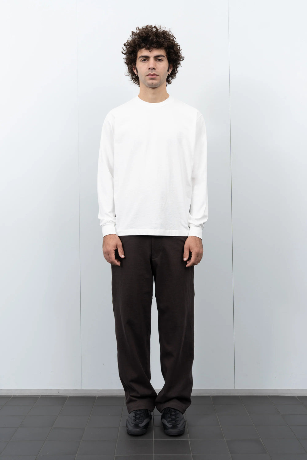 Lady White Co. L/S MUNICIPAL T-SHIRT - WHITE