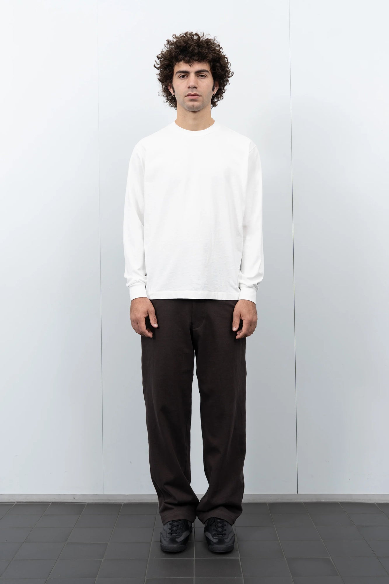 Lady White Co. L/S MUNICIPAL T-SHIRT - WHITE