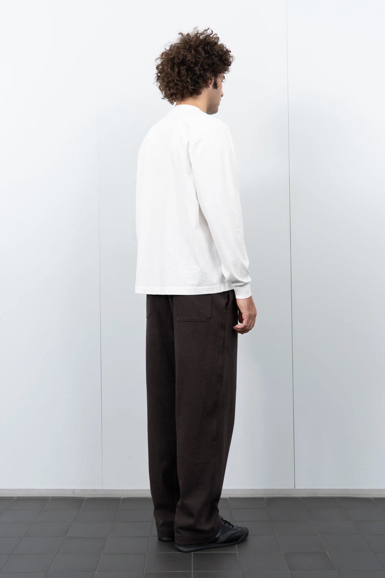 Lady White Co. L/S MUNICIPAL T-SHIRT - WHITE