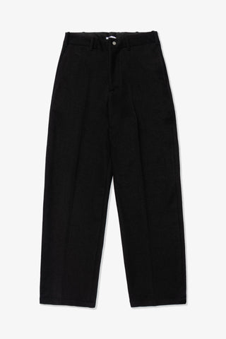Lady White Co. CRATER WOOL TROUSER - BLACK