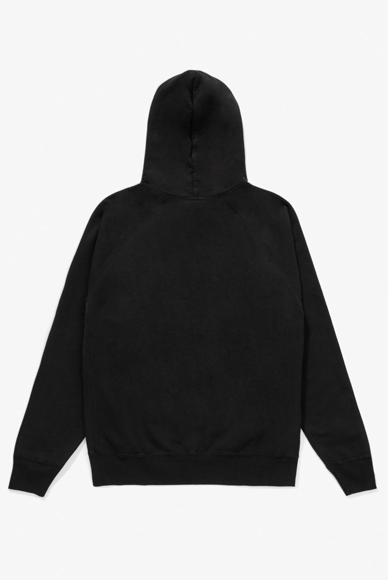 LADY WHITE SUPER WEIGHTED HOODIE - BLACK