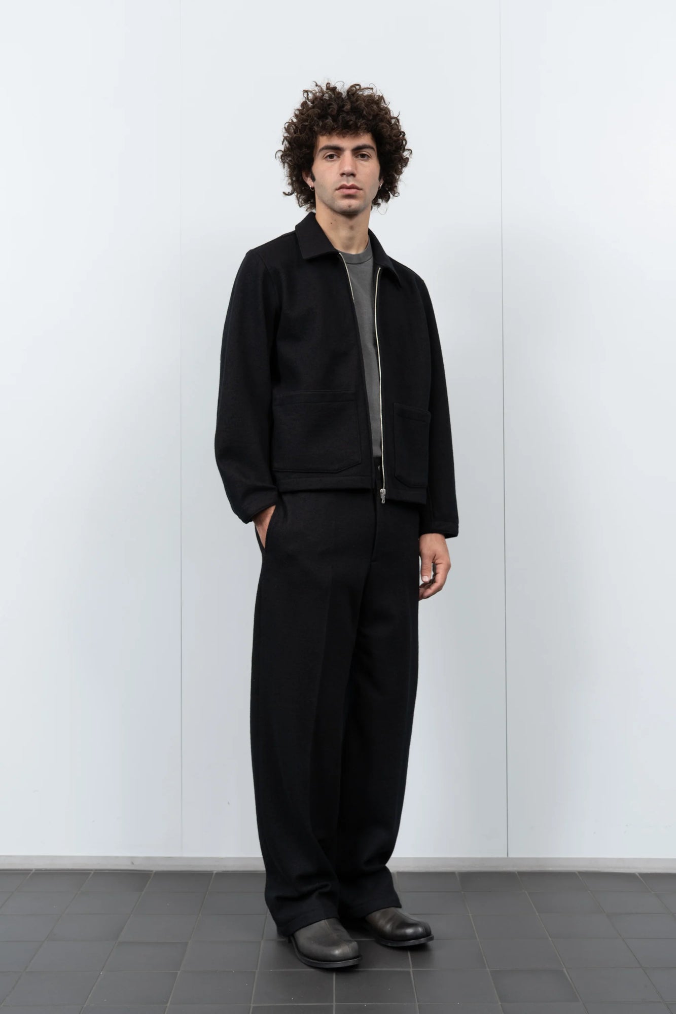 Lady White Co. - LOMA BLOUSON - BLACK