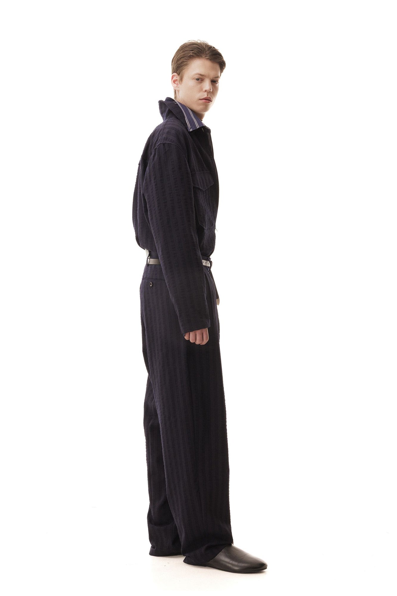 Marzotto Pence Trousers Navy