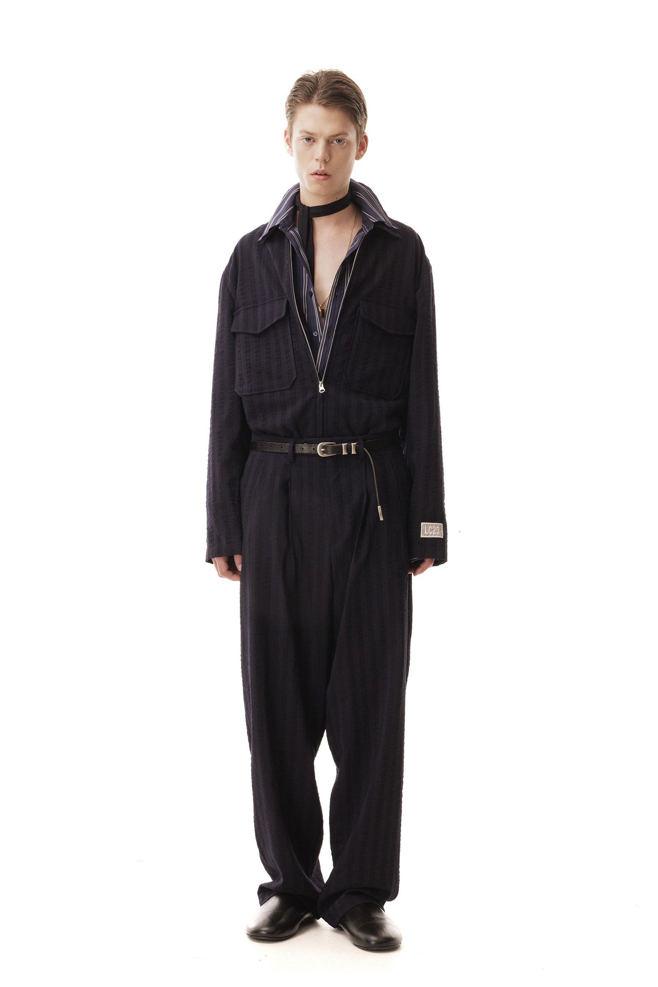 Marzotto Pence Trousers Navy