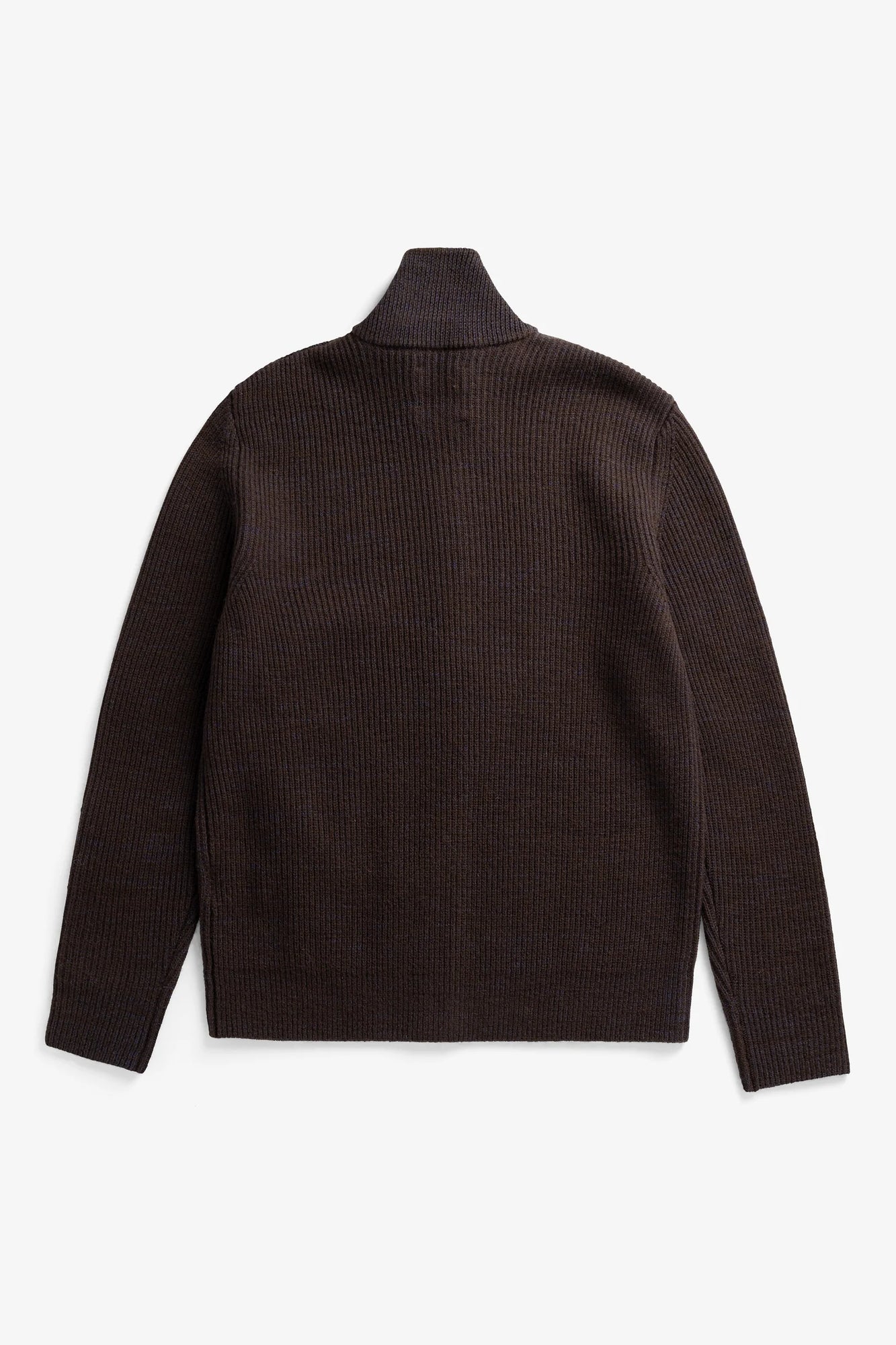 Norse Projects Hagen Wool Cotton Rib Full Zip Jacket