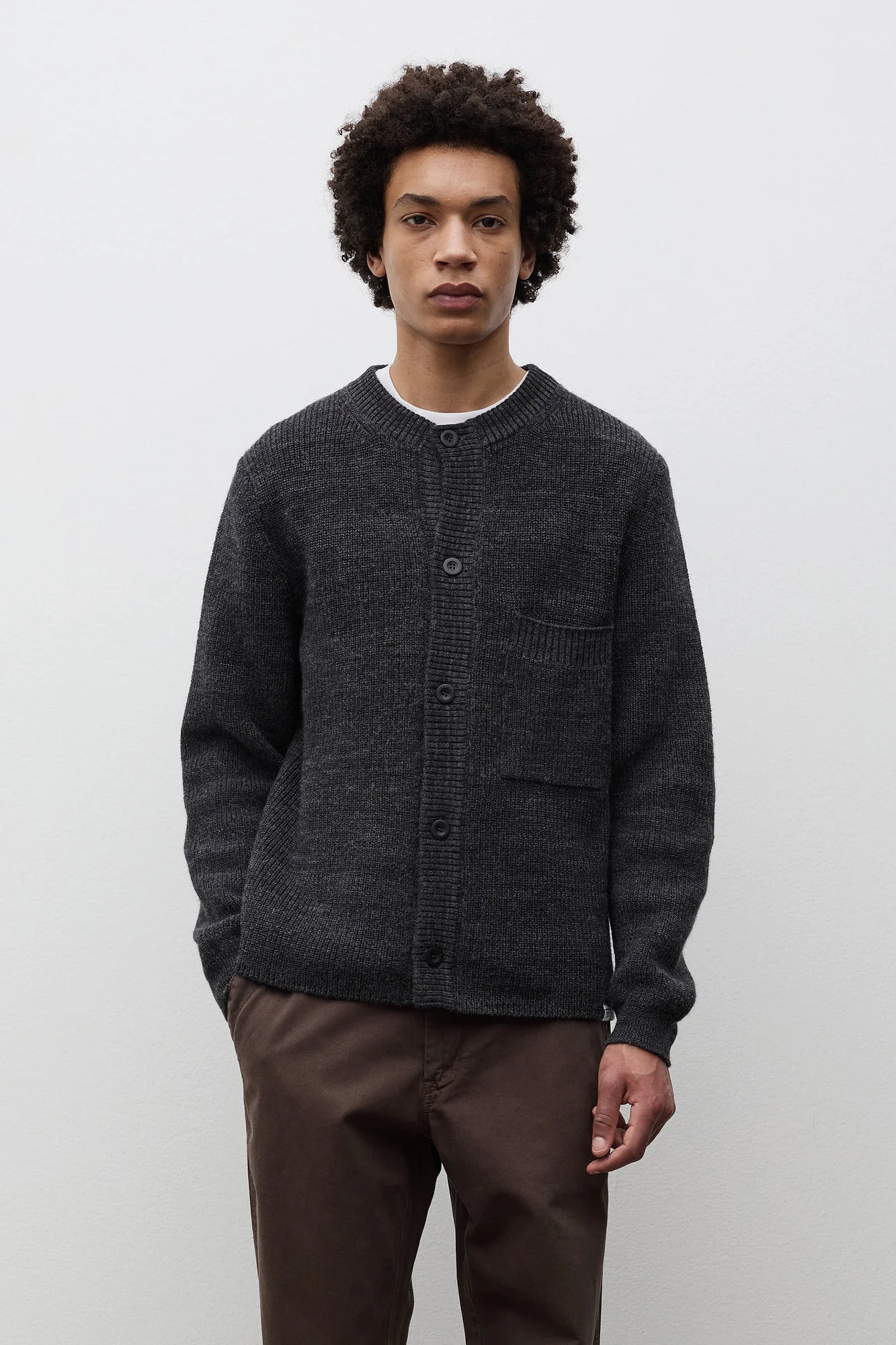 Norse Projects Gullverket Cotton Wool Rib Cardigan