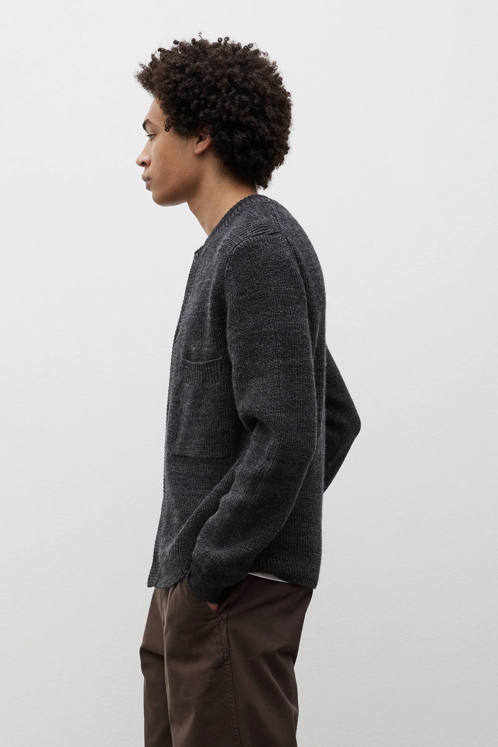 Norse Projects Gullverket Cotton Wool Rib Cardigan
