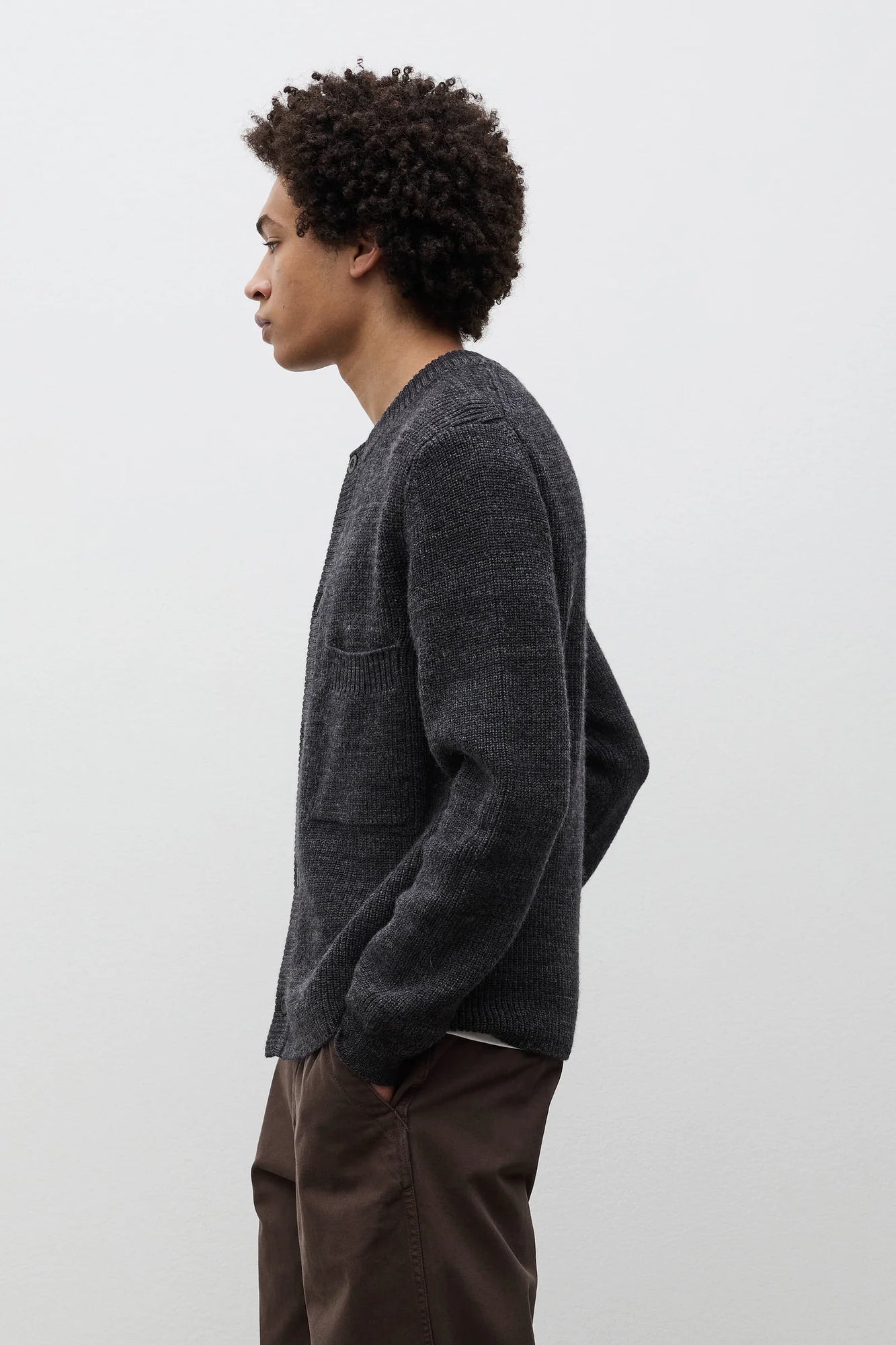 Norse Projects Gullverket Cotton Wool Rib Cardigan