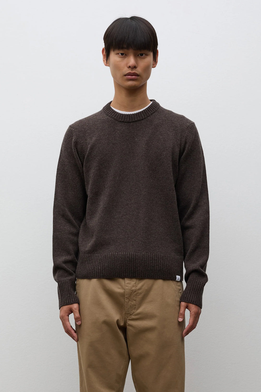Norse Projects Tensmark Merino Lambswool Heathland Brown