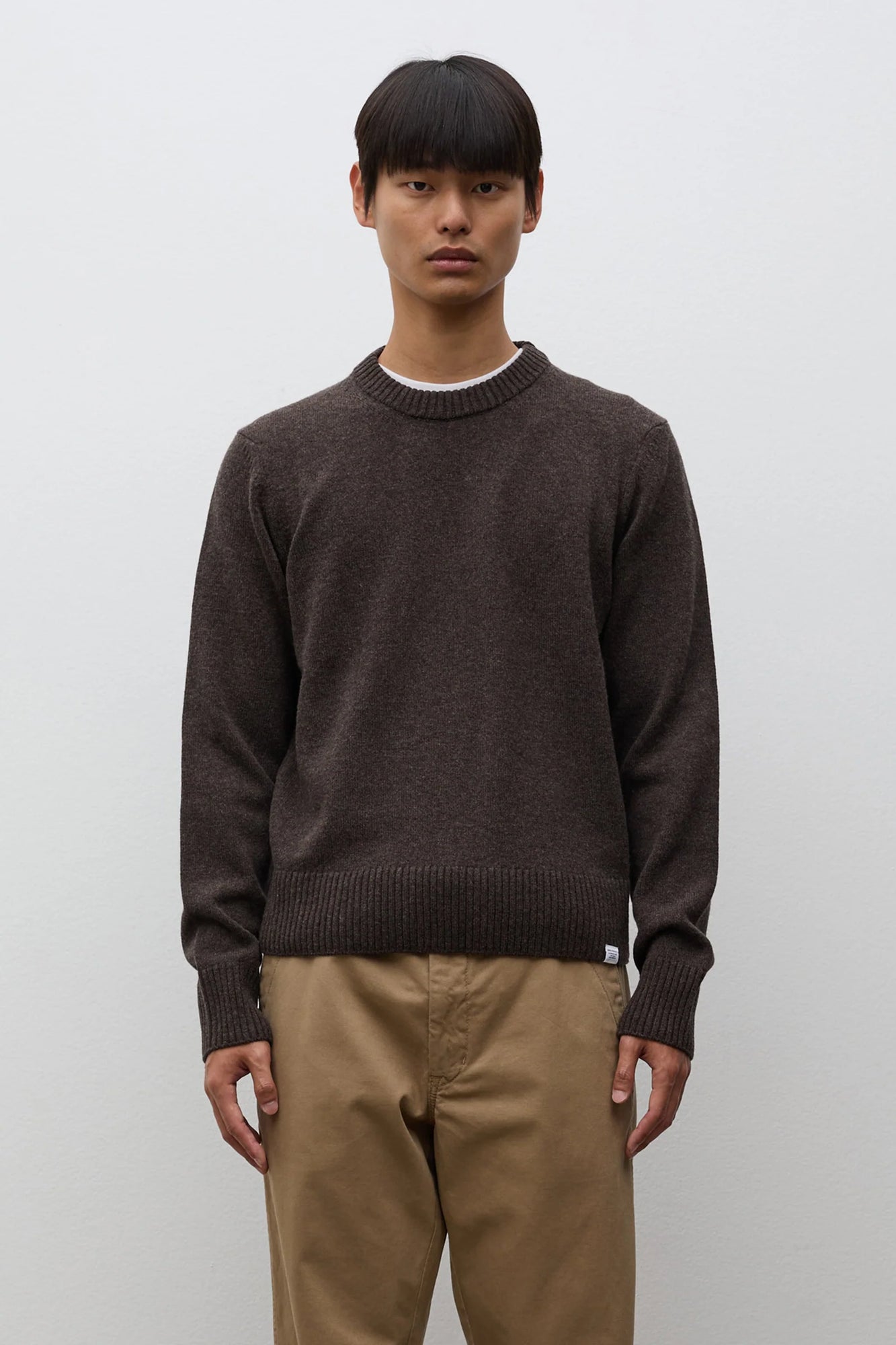Norse Projects Tensmark Merino Lambswool Heathland Brown