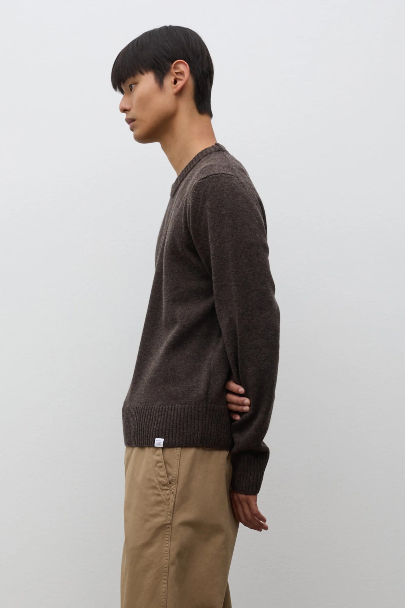 Norse Projects Tensmark Merino Lambswool Heathland Brown