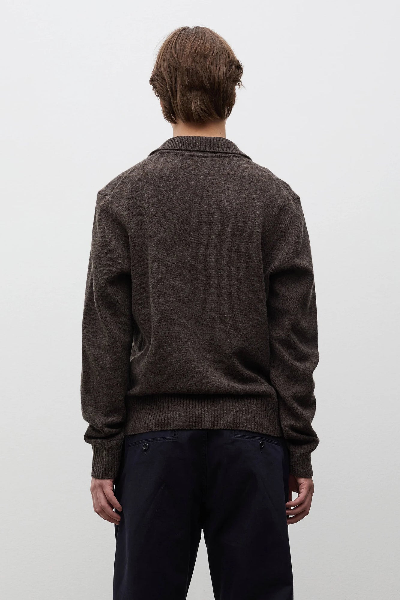 Norse Projects Anholt Lambswool Heathland Brown