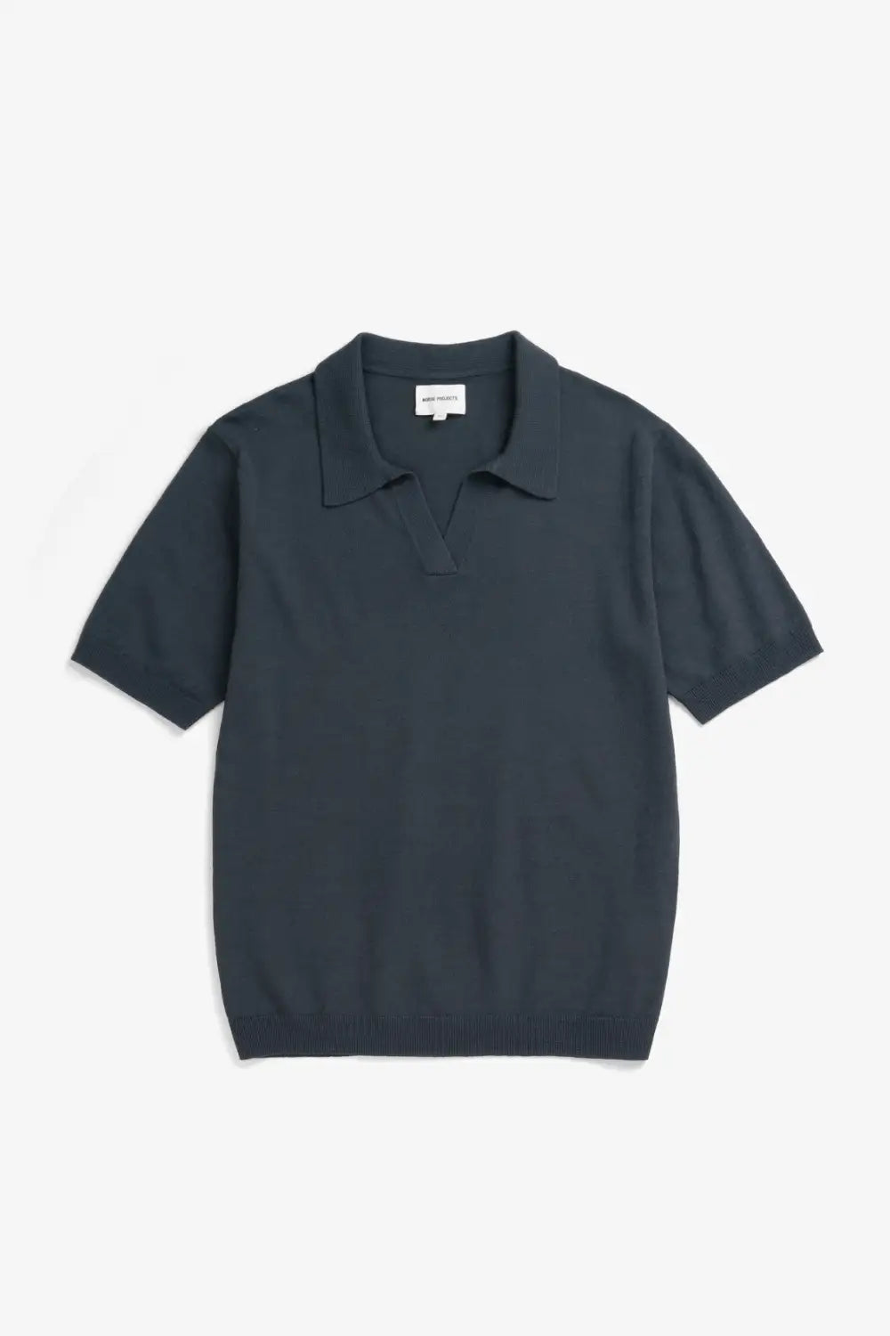 Norse Projects Anholt Cotton Paper Polo Graphite