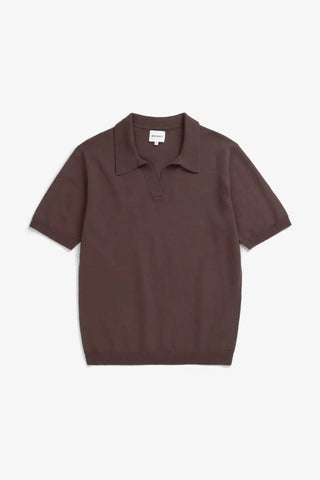 Norse Projects Anholt Cotton Paper Polo Shale