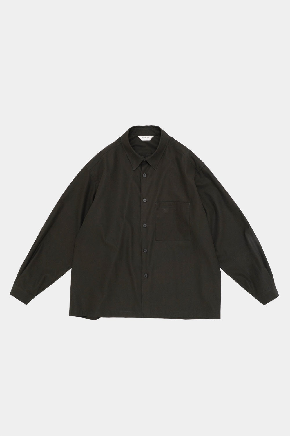 Still By Hand  Cotton twill shirt jacket Khaki Brown