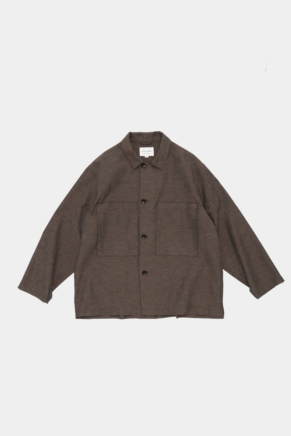 Still By Hand Mixed Colour Shirt jacket brown