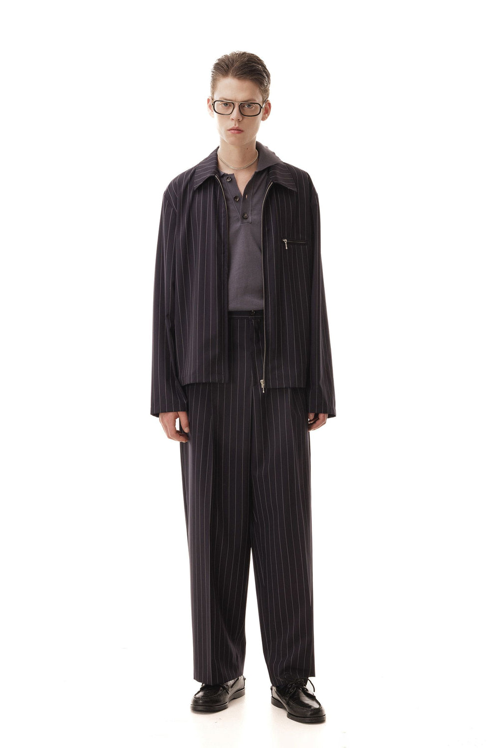 LC23 Gessato Stripe Navy