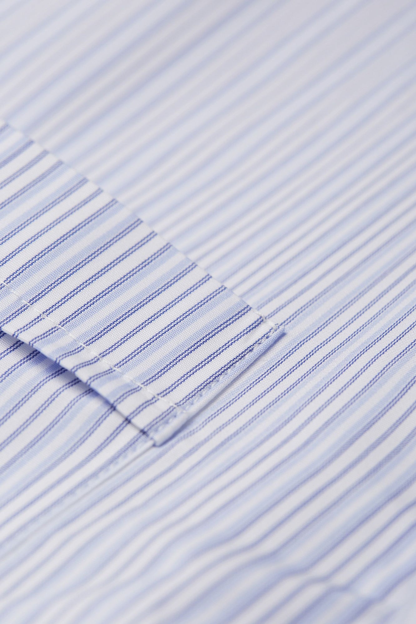 LC 23 Zip Stripes Shirt Pale Blue