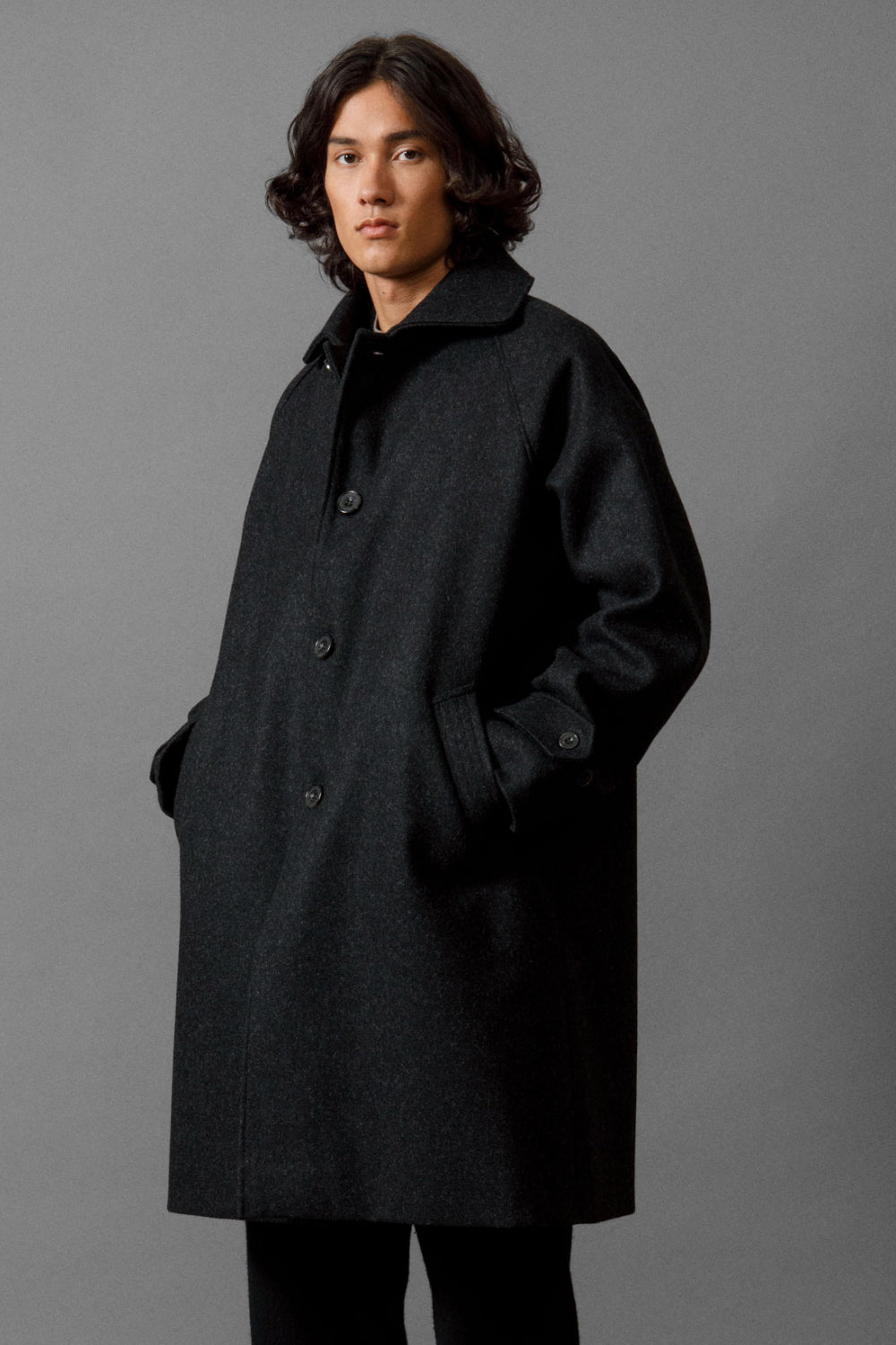 Arpenteur Utile Coat Charcoal