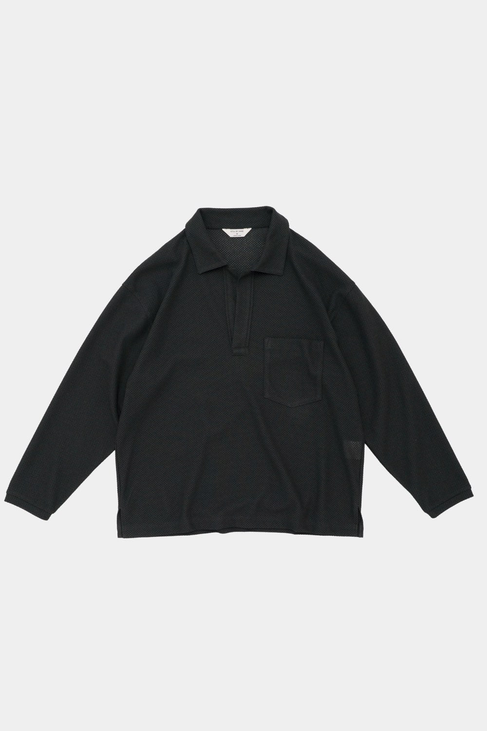 Still by hand Moss stitch skipper shirt