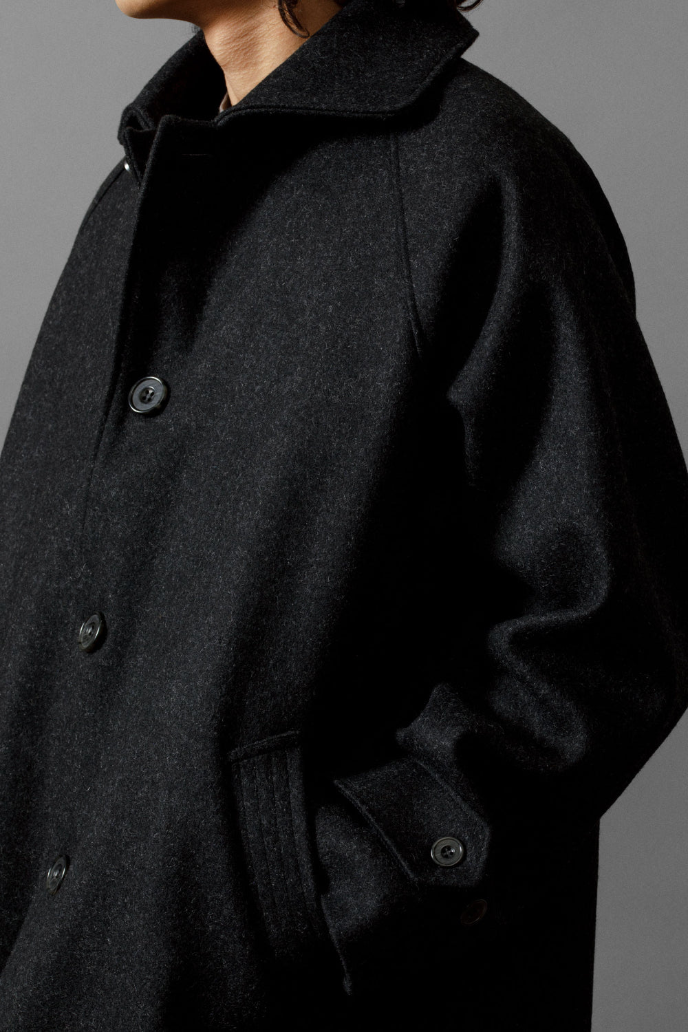 Arpenteur Utile Coat Charcoal