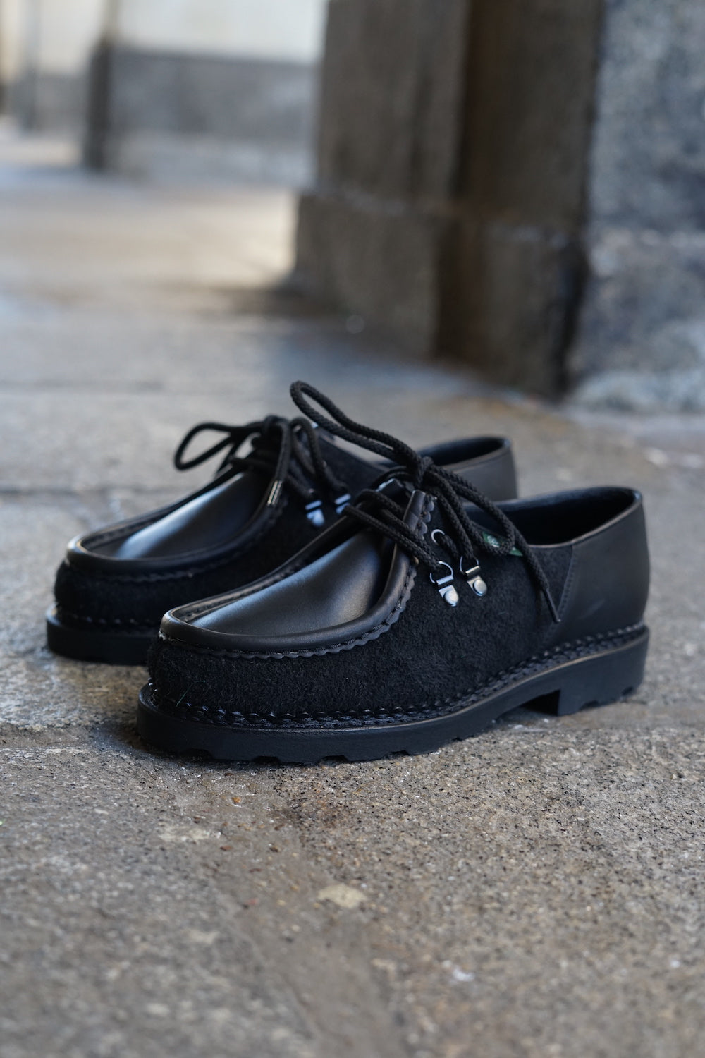 PARABOOT Michael by Engineered Garments BLACK